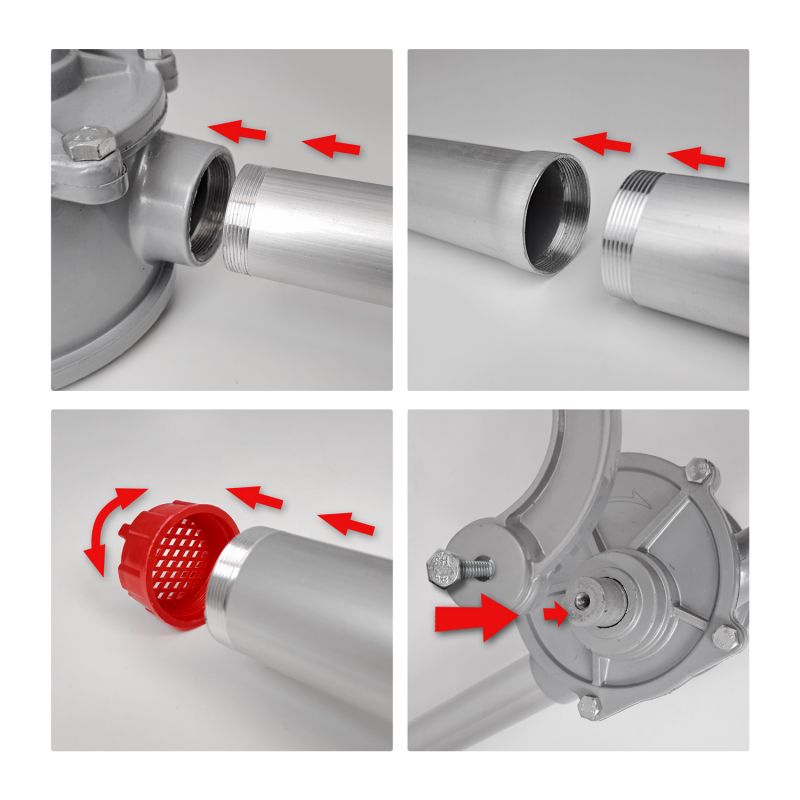 Heizöl Diesel Fasspumpe Kurbelfasspumpe Handpumpe 22l/min