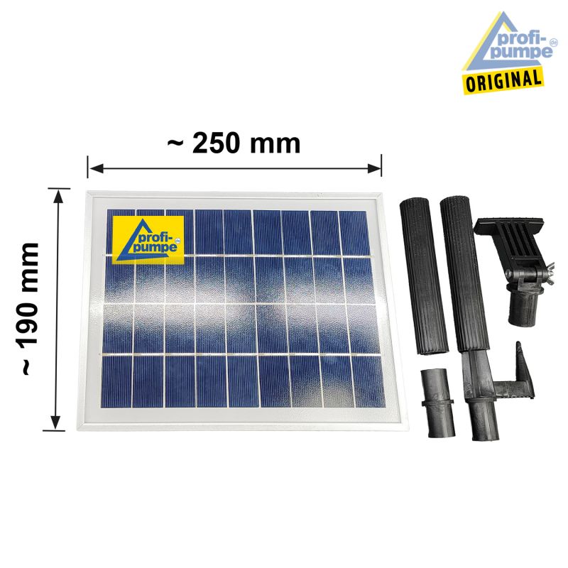 Teichpumpen-Set Solar Oslo 300-3 Light + Remote - Abmessungen Teichpumpen-Set Solar Oslo 300-3 Light + Remote - Abmessungen