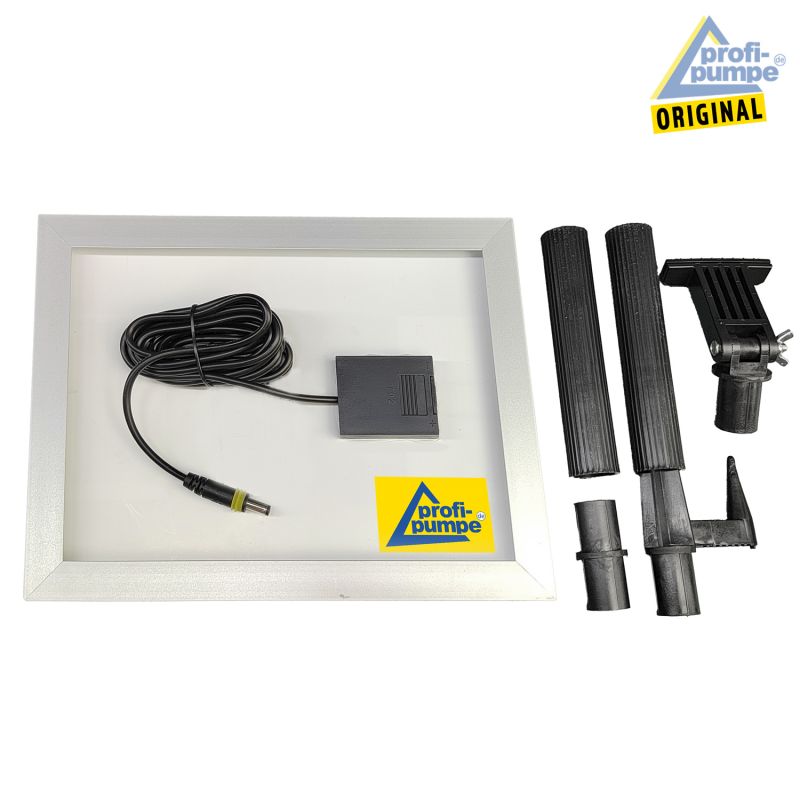 Teichpumpen-Set Solar Oslo 300-3 Light + Remote Rückseite Teichpumpen-Set Solar Oslo 300-3 Light + Remote Rückseite