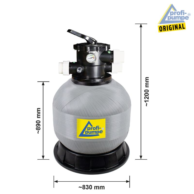 Pool-Clean-Filter-"Filter-Ball" PCF-FB 800 Abmessungen