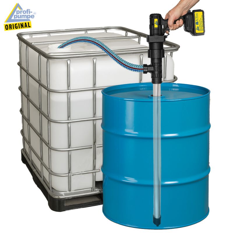 Akku Fasspumpe - Anwendung