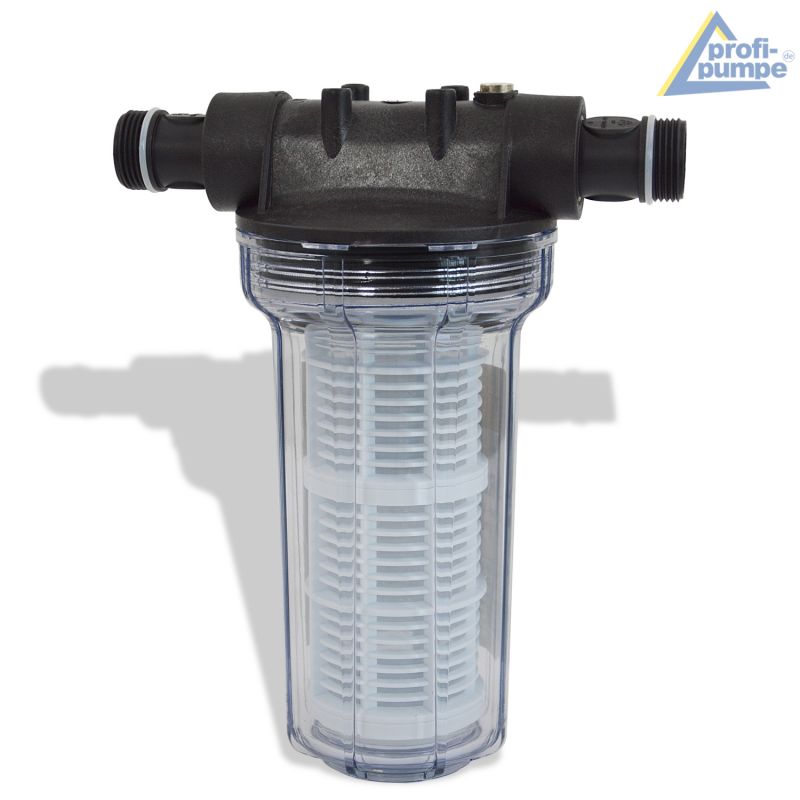 Vorfilter 2 Liter Kartuschenfilter AQUA 2 Liter, Wasser Vorfilter, Schmutzfilter, Sandfilter, Vorsatzfilter