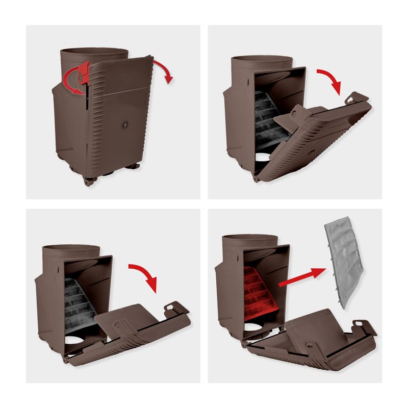 Regen-Filter T 50 Kupfer-Braun Regen-Filter T 50 Kupfer-Braun, Regenfilter, REGENSAMMLER REGENWASSER SAMMLER FÜLLAUTOMAT FALLROHRFILTER REGEN, Laubabscheider