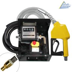 Diesel EXELENZ-3 Pumpe mit Zähler, hochwertiger Saug- und Druckschlauch-Garnitur, Automatik-Zapfpistole und Zubehör