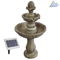 B-Ware Solar - Brunnen ASIA-GARTEN-2 mit LiIon-Akku & LED Licht(Neu)