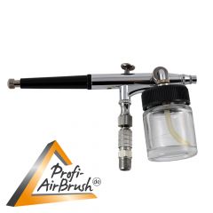Set Profi-AirBrush Beauty MAXX: Airbrushkompressor, Airbrushpistole, Zubehör und 4er-Farben-Set