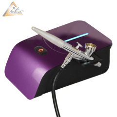 Profi-AirBrush Set Carry IV-TC violett
