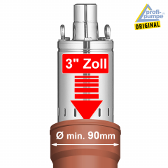3 Tiefbrunnenpumpe SCREW-Star 550-10-230V Schraubenpumpe mit ROTOR und STATOR-Ersatz-Set