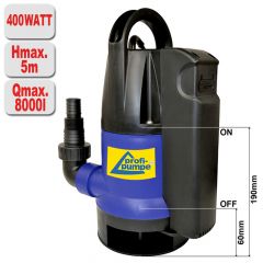 Tauchpumpe DIRT-STAR-EXTRA-SS 400-2 integr. Schwimmerschalter, 10 m Kabel