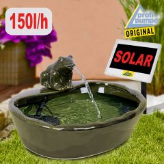 Solar - Gartenbrunnen & Wasserspiel FROSCHPARADIES