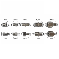 Profi AirBrush - Adapter 10er SET