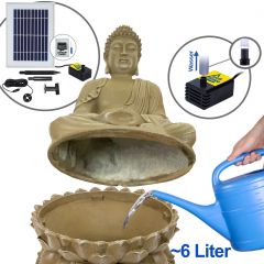 BUDDHA-ETERNITY mit Li-Ion-Akku & LED-Licht 