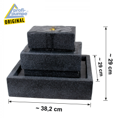 230V - Gartenbrunnen & Wasserspiel BASALT-KASKADE 230V - Gartenbrunnen & Wasserspiel BASALT-KASKADE