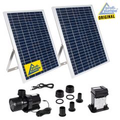 Teichpumpen-Set Oasis-4000R mit Li-Ion Akku für Bachlauf