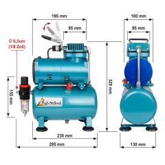 Profi-AirBrush Kompressor Universal II 