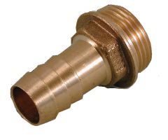 Messingtülle von 3/4 AG auf Schlauchanschluss 20mm/3/4