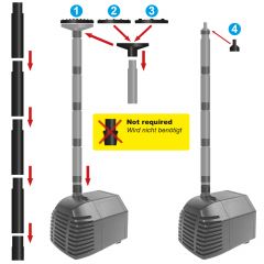 Teichpumpen-Set Solar  Oasis 250-1