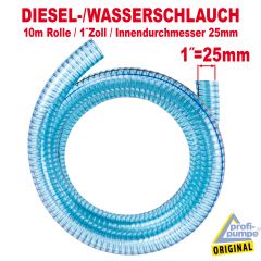 PVC Diesel-Spiral-Schlauch 1, Länge 10m