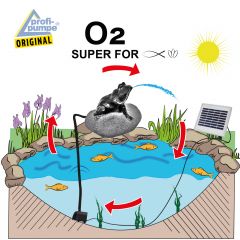 B-Ware TEICHPUMPE SOLAR SET MÄRCHEN-FROSCH für GARTEN, TEICH, TERRASSE