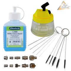 Profi-AirBrush ZUBEHÖR-PAKET III - AIRBRUSH REINIGUNGS ZUBEHÖR CLEAN SET - IDEAL FÜR ALLE AIRBRUSHPISTOLEN!