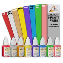 Airbrush Farben Wasserbasis 19-er GESCHENK-Set