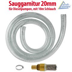 Sauggarnitur 19mm für Dieselpumpen