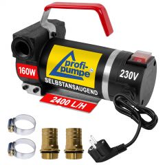 Diesel Star 160-4 - 230V-Pumpe ohne Zubehör, mit 2 Stk. Tüllen, 2 Stk. Schellen