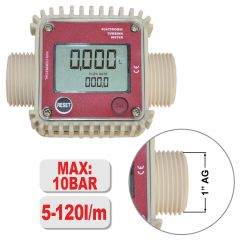 AdBlue® & Wasser, Diesel, Öl Digital-Durchflussmesser BRE 120L/min