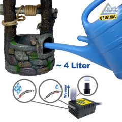 230V - Gartenbrunnen & Wasserspiel MÄRCHEN-BRUNNEN mit LED-Licht