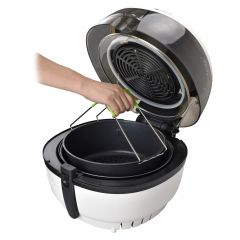 B-Ware Heißluft-Multifritteuse ECO AIR-PROFI SOUP DC-1400W, weiß