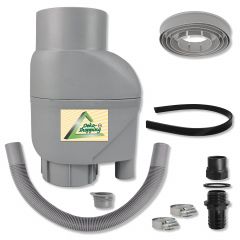 Regentonne Eichenfass 120L mit Messing-Wasserhahn 3/4 Zoll