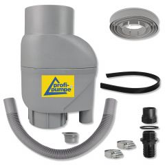 Fallrohrfilter raintec T33 Zink-Grau