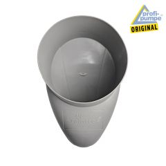 Fallrohrfilter raintec T33 Zink-Grau