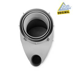 Fallrohrfilter raintec T33 Zink-Grau