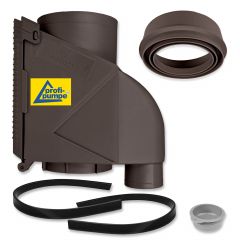 Fallrohrfilter raintec T50 Kupfer-Braun
