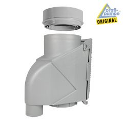 Fallrohrfilter raintec T50 Zink-Grau