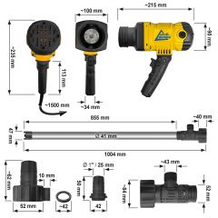 Diesel 230V Fass-Pumpe 2.2 Set