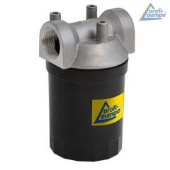 Diesel-Filter mit Alu-Gehäuse und wiederverwendbarem Siebeinsatz