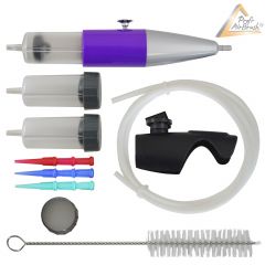 TORTEN DEKO SET Profi-AirBrush Set Carry IV-TC schwarz mit Single Action Gun 208 D 0,4