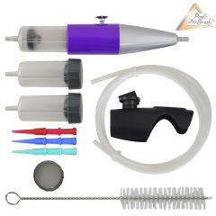 Profi-AirBrush Set Carry IV-TC schwarz mit Single Action Gun 208 D 0,4 und Torten-Deko Airbrushpistole