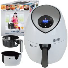 Digitale Heißluft-Multifritteuse ECO AIR-PROFI DC-1400W-1, weiß