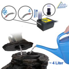 B-Ware Gartenbrunnen DURSTIGER FROSCH mit LED-Licht