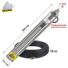 3 Tiefbrunnenpumpe SCREW-STAR 1100-4-400V