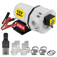 Set AdBlue® 12V-Pumpen-Set, selbstansaugend, mit Saug- und Druckschlauch, Adblue-Zapf-Pistole und Zubehör