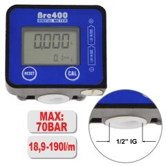 Diesel / Wasser / Öl/ Adblue - Digital-Durchflussmesser BRE400 190L/min