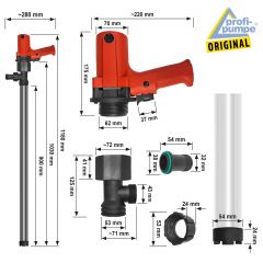 Diesel 230V-Fass-Pumpe