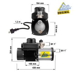 HAUSWASSERWERK 600-10 mit SENSOR-CONTROL