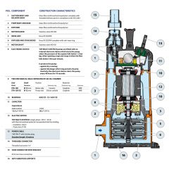Automatik Tauchdruckpumpe für schwimmende Entnahme (mit Schaltgerät) TOP MULTI-EVOTECH 2