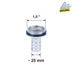 Grauguss Adapter AG AG 1 ½“ (1,5 Zoll) für    25 mm Schlauch (Innendurchmesser) 