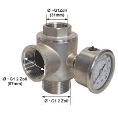 INVERTER-Pumpensteuerung 6 
0,75 KW 230V/1*230V, verkabelt